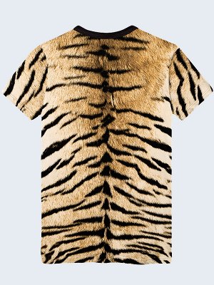 3D футболка Морда тигра