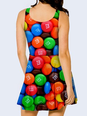 3D платье Конфеты M&M's