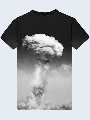 3D футболка Атомная бомба