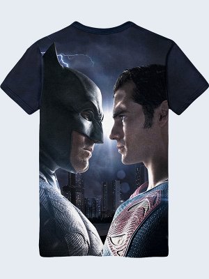 3D футболка Бэтмен против Супермена