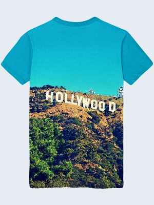 3D футболка Голливуд Лос-Анджелес