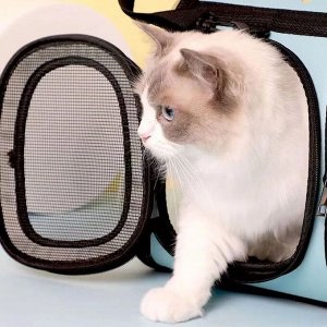 Складная сумка-переноска для кошек и собак мелких пород