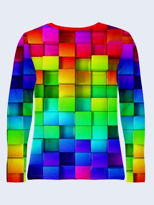Vilno Лонгслив Разноцветные кубики
