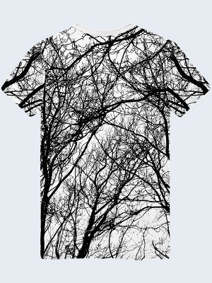 3D футболка Зимние деревья