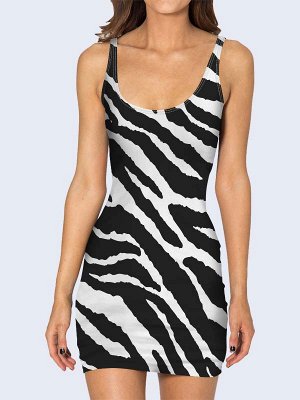 Vilno 3D платье Расцветка зебры