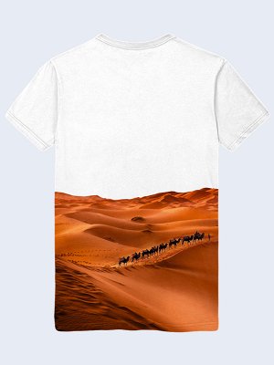 3D футболка Караван в пустыне