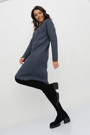 Платье 3-629/джинс