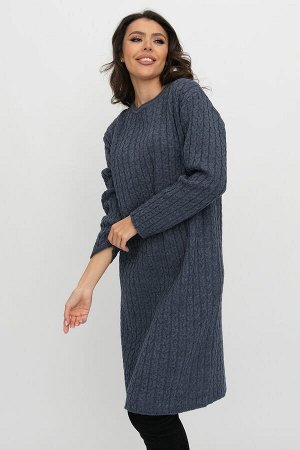 Платье 3-629/джинс
