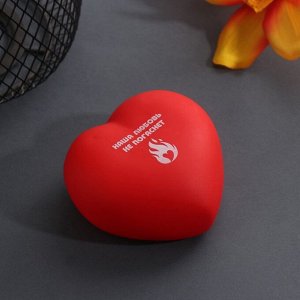 Фигурка светящаяся RISALUX «Сердце. Наша любовь», LED-ночник, 2хLR44, 7x7x3.5 см
