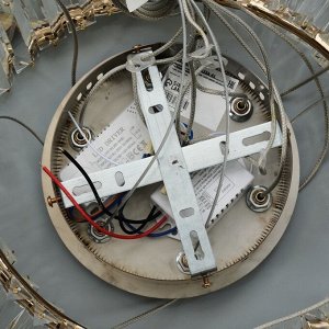 Светильник с ПДУ "Джеми" LED 142Вт 3000-6000К золото 60х60х120 см