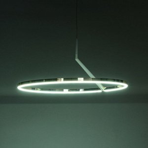 Светильник с ПДУ "Холли" LED 48Вт 3000-6000К бело-золотой 60х60х22 см