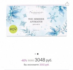 Набор Aromabox "топ зимних ароматов для него" от рандеву