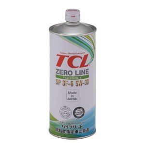 Масло моторное TCL Zero Line 5w30, синтетическое, API SP, ILSAC GF-6A, для бензинового двигателя, 1л, арт. Z0010530SP