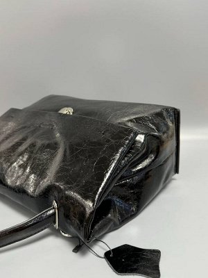Сумка женская натуральная лаковая кожа
