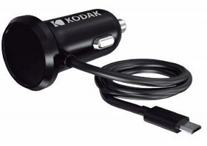 Автомобильное зарядное устройство KODAK для телефона/планшета, USB-C, Quick Charge 3.0. 