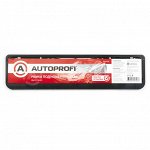 Рамка под номер AUTOPROFI, пластиковая, двусоставная чёрная