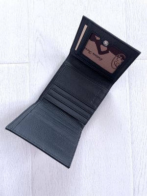 Кошелек женский натуральная кожа черный