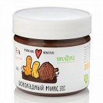 Шоколадный микс из жареного кешью, кокоса и арахиса