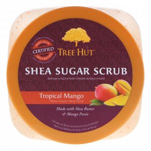 Tree Hut, Сахарный скраб с маслом ши, тропическое манго, 510 г