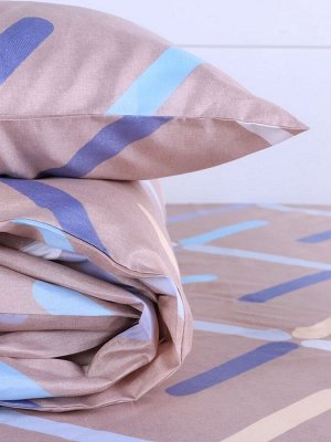 Постельное бельё 1,5сп Экономь и Я 150*225см, 150*225см, 50*70см-1шт, 60г/м2, микрофибра