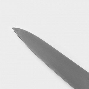 Нож кухонный универсальный Magistro Hinshitsu, нержавеющая сталь, 15.7 см, чёрный