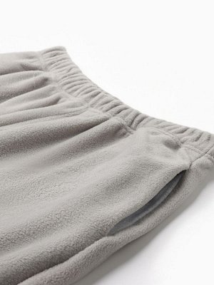 Брюки флисовые мужские спортивные MINAKU: Fleece Soft, серые