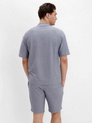 Футболка мужская MINAKU REGULAR: голубая