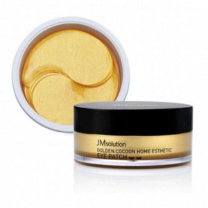 Гидрогелевые патчи с экстракт кокона тутового шелкопряда Golden Cocoon Home Esthetic Eye Patch JMsolution