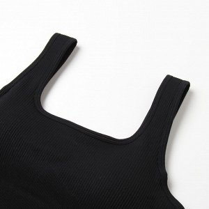 Топ MINAKU: SPORTY, цвет чёрный р-р