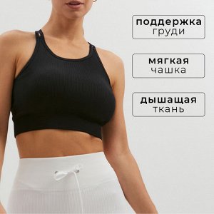Топ MINAKU: PORTLY, цвет чёрный р-р