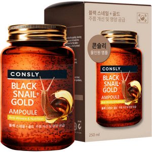 GRACEDAY Сыворотка для лица с экстрактом с Муцином Черной Улитки и Золотом / Black Snail & Gold All In One Ampoule, Ю. Корея, 250 г