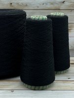Пряжа для вязания  100 гр.,Wagner teck 100%  гребенной меринос  1500м/100гр  Черный