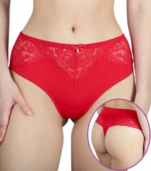 Coeur Joie Арт:9908 Стринги- бразильяно , гипюром эластан