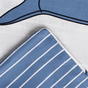 Постельное бельё Этель 1,5 сп Funny shark 143х215 см, 150х214 см, 50х70 см -1 шт, 100% хл, бязь