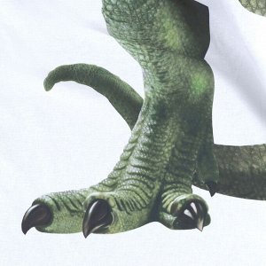 Постельное бельё "Этель" 1,5 сп Green Dino (вид 2) 143х215см, 150х214см, 50х70см1 шт, 100% хл, бязь