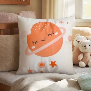 Подушка декоративная Этель "Луна" 30*30 см, велюр 100% п/э