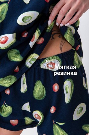 Женская пижама с шортами