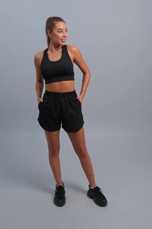 Женские спортивные шорты из футера