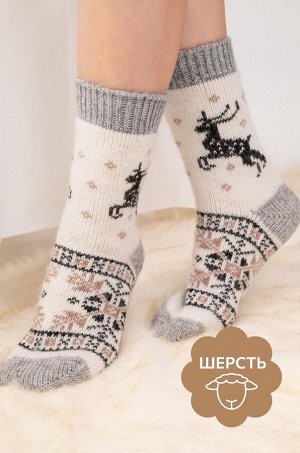 Женские шерстяные носки Happyfox
