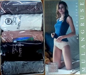 Молодежные женские трусики Ю.Корея упаковка 5 шт