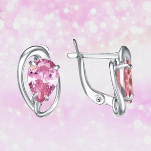 Серьги бижутерия серебрение 34813118-2