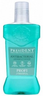 Ополаскиватель PresiDENT Antibacterial 250мл с хлоргексидином 0,2%