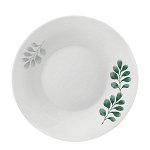 &quot;Bormioli&quot; White moon Botanica green Тарелка глубокая 23см 480180F ВЭД