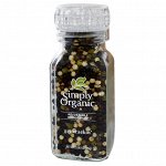 Simply Organic, Мельница, Смесь перцев, 3 унции (85 г)