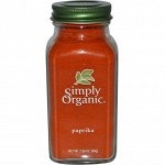 Simply Organic, Паприка, 2,96 унции (84 г)