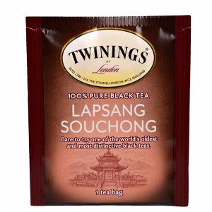 Twinings, &quot;Лапсанг Сушонг&quot;, 100% чистый черный чай, 20 чайных пакетиков по 1,41 унции (40 г)