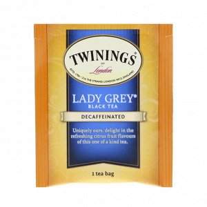 Twinings, Lady Grey Black Tea, Decaffeinated, 20 Tea Bags, 1.41 oz (40 g)