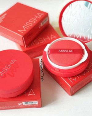 M*issha Velvet Finish Cushion SPF50+/PA+++ Кушон с бархатным финишем и деликатным матирующим эффектом