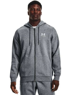 Толстовка мужская с капюшоном Under Armour Essential Fleece FZ Hood (1373881-012)