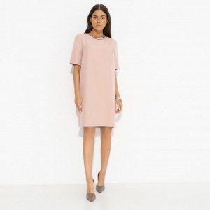 Платье прямого кроя, Виртуальные будни (pink)